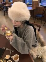 The Barnnet Pove Fleece Half-Snap Pullover(2colors) - 画像 (7)