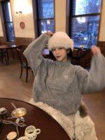 The Barnnet Pove Fleece Half-Snap Pullover(2colors) - 画像 (8)