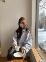 The Barnnet Pove Fleece Half-Snap Pullover(2colors) - 画像 (9)