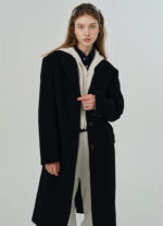 The Barnnet Black Ennoble Wool Single Coat - 画像 (2)