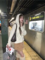 The Barnnet Cable Knit Zip-Up Hoodie