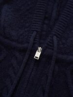 The Barnnet Cable Knit Zip-Up Hoodie - 画像 (16)