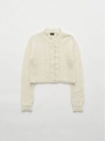 The Barnnet Hale Frill Mohair Cardigan(3colors) - 画像 (10)