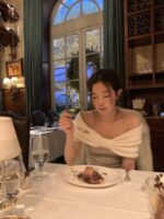 The Barnnet Ribbon Off-Shoulder Knit Top