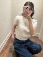 The Barnnet Pow Brushed Logo Knit Top(2colors) - 画像 (3)