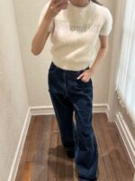 The Barnnet Pow Brushed Logo Knit Top(2colors) - 画像 (4)