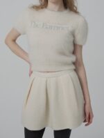 The Barnnet Pow Brushed Logo Knit Top(2colors) - 画像 (5)