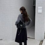 The Barnnet Suomi Wool Midi Skirt