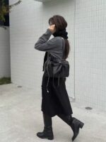 The Barnnet Suomi Wool Midi Skirt - 画像 (3)