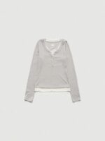 The Barnnet Aimee Slim Layered T-shirt(4colors) - 画像 (9)