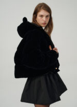 The Barnnet Little Black Velvet Goose Puffer Jacket - 画像 (4)