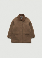 The Barnnet Corduroy Collar Herringbone Short Coat(2colors) - 画像 (8)