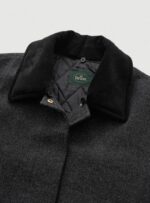 The Barnnet Corduroy Collar Herringbone Short Coat(2colors) - 画像 (12)