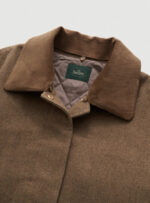 The Barnnet Corduroy Collar Herringbone Short Coat(2colors) - 画像 (19)
