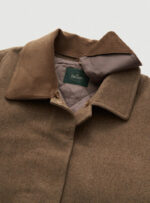 The Barnnet Corduroy Collar Herringbone Short Coat(2colors) - 画像 (18)