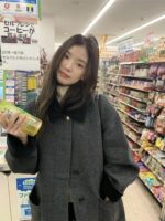 The Barnnet Corduroy Collar Herringbone Short Coat(2colors) - 画像 (2)