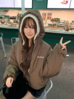 The Barnnet Clo Cropped Puffer Jacket(3colors) - 画像 (2)